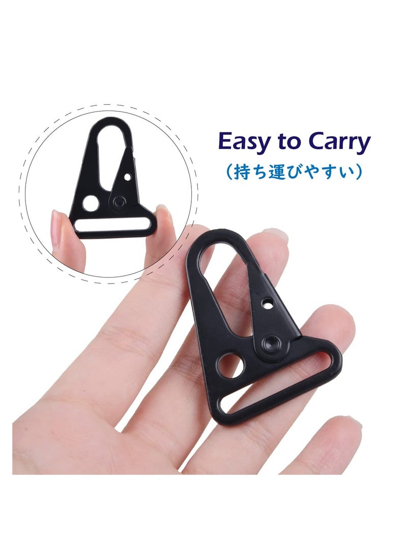 Paracord Clips Enlarged Mouth Clips Hook Heavy Duty Sling Clasp Olecranon Hook Snap Hooks Sling Clips for Paracord Outdoors Bag Backpack Use Your Outdoor Enjoy a Relaxing Trip (12 Pack)