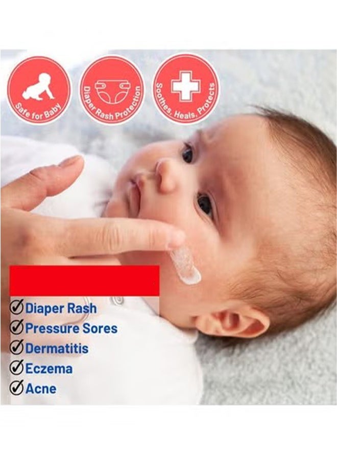 Antiseptic Healing Cream to Protect Rash and Surface Wound for Baby 125G, Soothes, Heals, and Protects, Relief and Treatment of Diaper Rash, Developed to Provide Optimal Hydration and Moisturisation