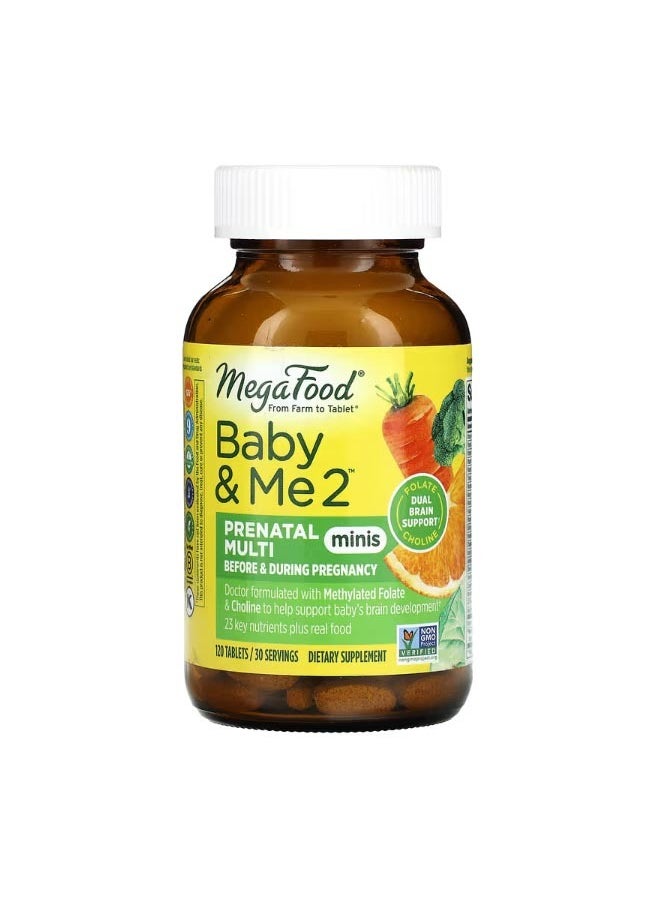 Baby and Me 2 Prenatal Multi Minis 120 Tablets