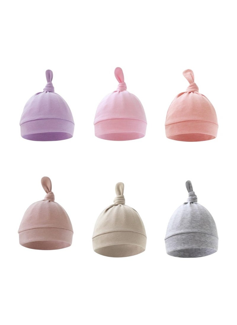 Bambimici - Set of 6  TinyTops Baby Beanies G