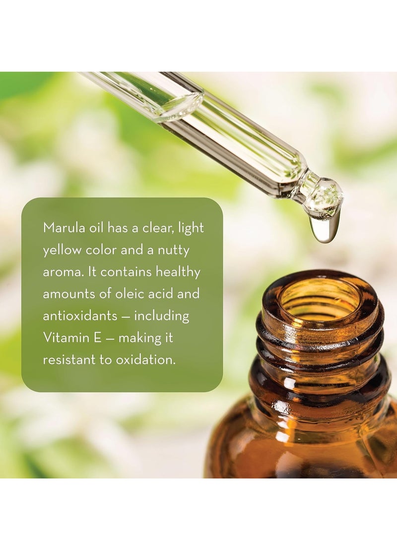 Pure Body Naturals Marula Facial Oil, 1 Fluid Ounce - Cold-pressed, Refined Luxury Beauty Oil for Face and Hair - Vegan, Gluten-free and 100% Natural