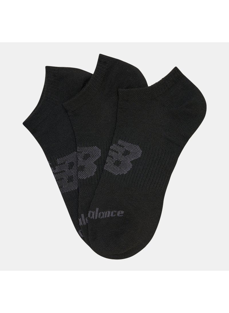 Flat Knit No Show Socks (3 Pack)