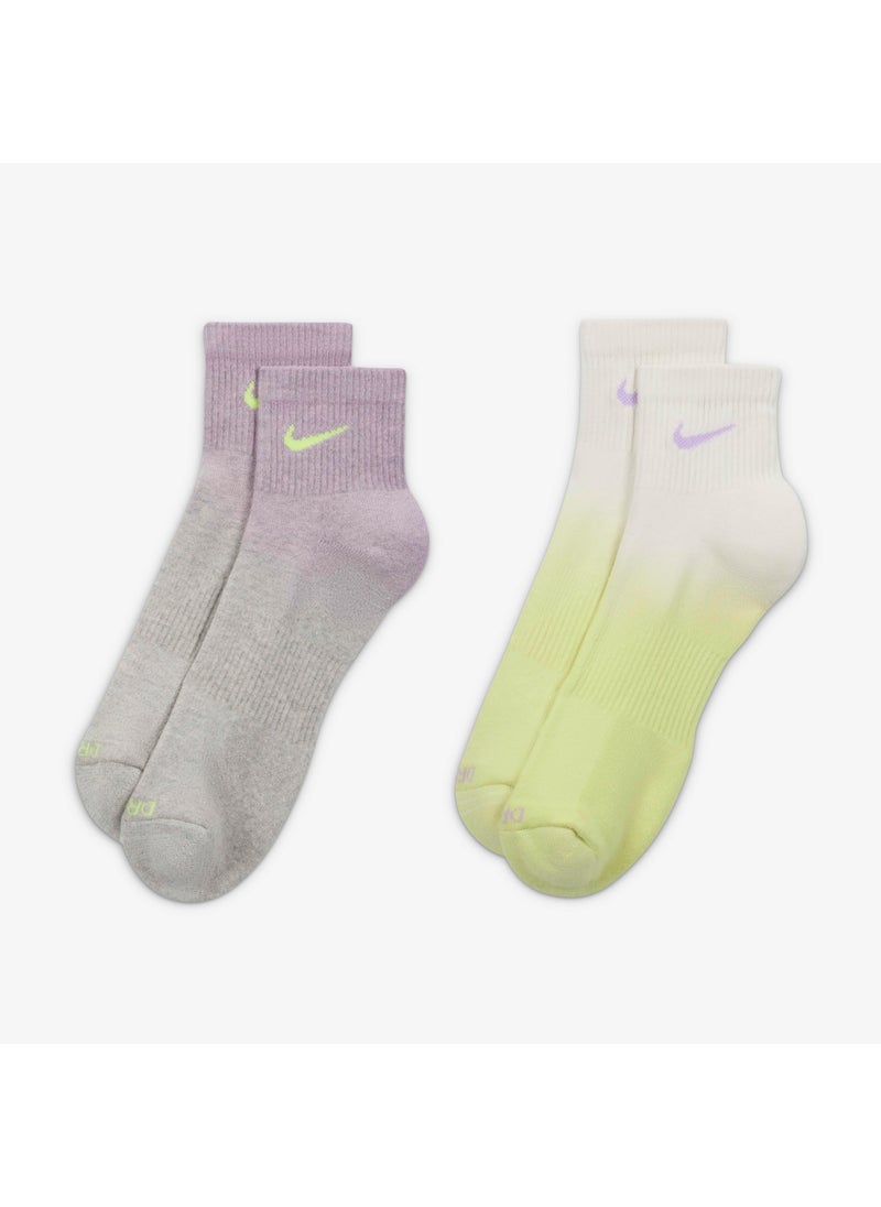 Everyday Plus Cushioned Ankle Socks (2 Pairs)