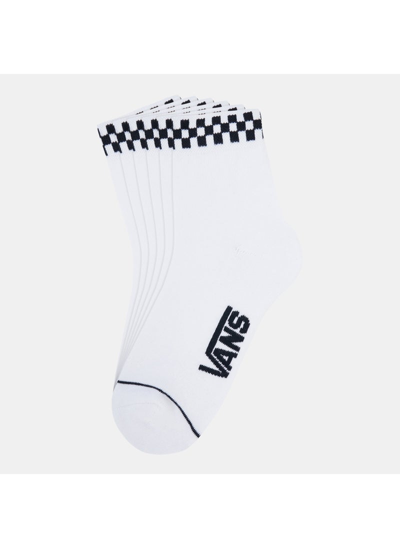 Women's Peek-A-Check Crew Socks (1 Pack)