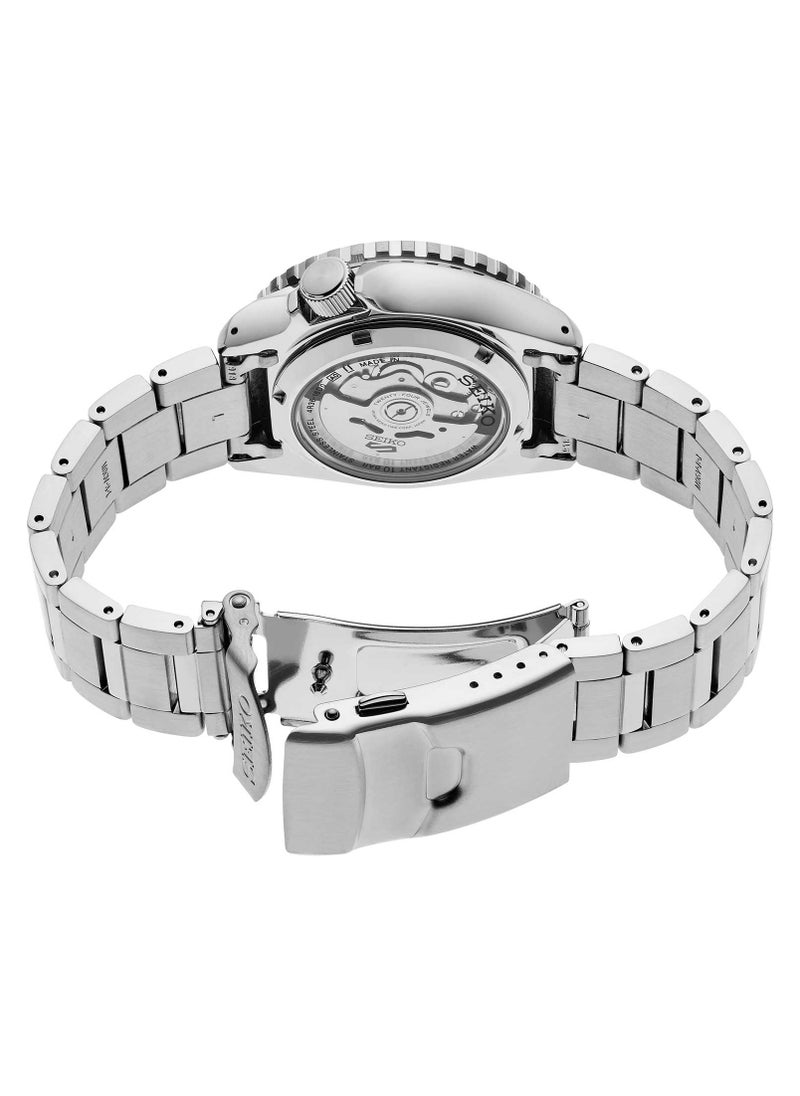 Men's New 5 Sports Black Dial Automatic Watch - SRPK99K1