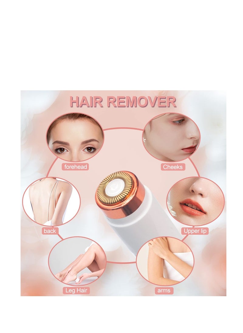 Nose Hair Trimmer for Women and Men, Painless Ear and Nose Hair Trimmer, Eyebrow & Facial Hair Trimmer Dual Edge Blades, Rechargeable Nose Trimmer, for Easy Cleansing