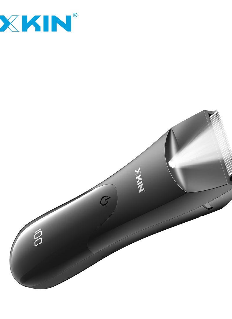16mm Precision Blade with Built-in Flashlight for Smooth, Effortless Grooming in Any Light.