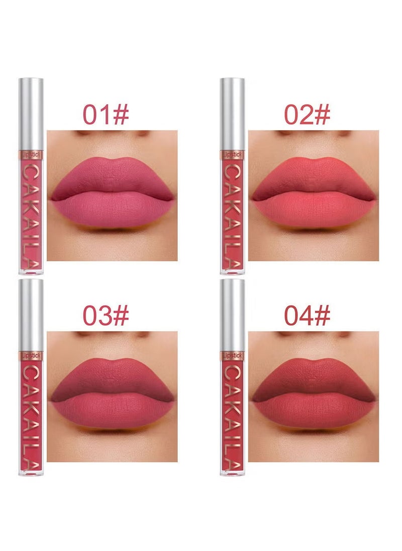 10 Pcs Matte Liquid Lipstick Set Contains Smooth Lip Lacquer Moisturizing Long Lasting Waterproof Velvet High Pigmented Lip Makeup Set For Women