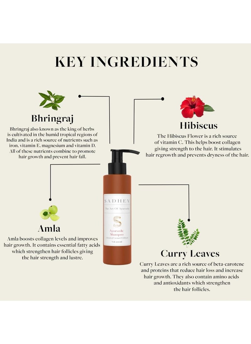 Hibiscus Organic Natural Hair Shampoo With Goodness Of Coconut And Hibiscus, For Hairfall Control