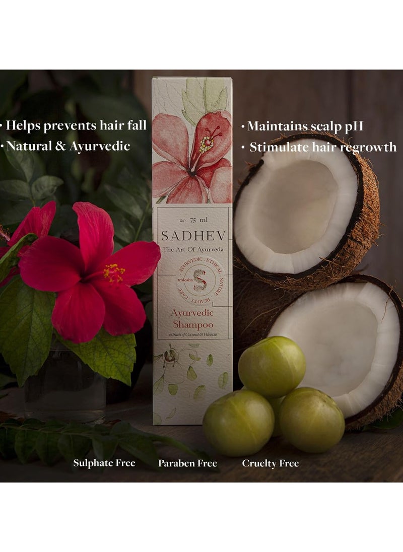 Hibiscus Organic Natural Hair Shampoo With Goodness Of Coconut And Hibiscus, For Hairfall Control