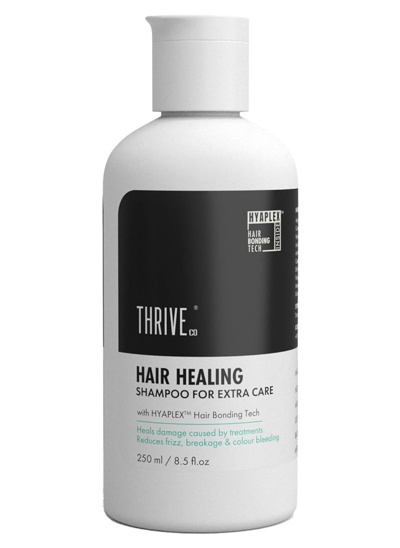 Hair Healing Shampoo, Heals damaged caused by treatment, reduces Frizz & Breakages, with Hyaplex Hair Bonding Tech. For both Men & Women - 250 ml