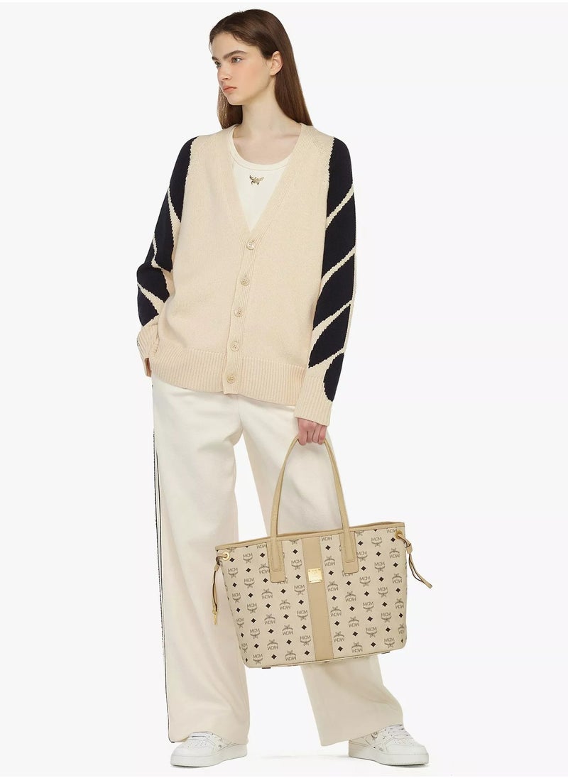 Liz Reversible Shopper in Visetos