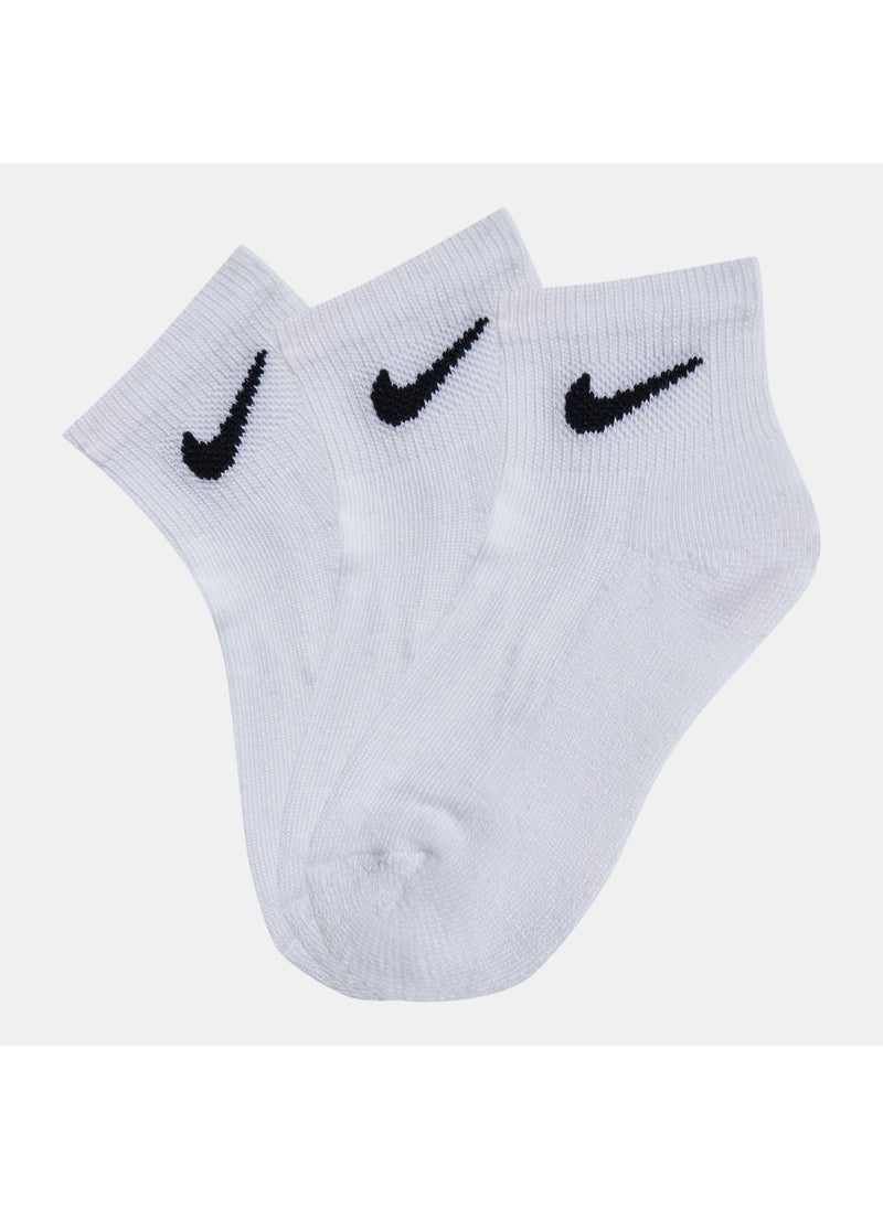 Kids' NHN Basic Quarter Socks (3 Pack)