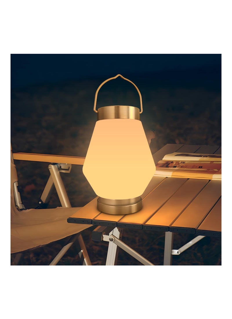 Rechargeable Solar Lantern Outdoor Waterproof Vintage Hanging Light for Camping Garden Yard and Porch 55x102in