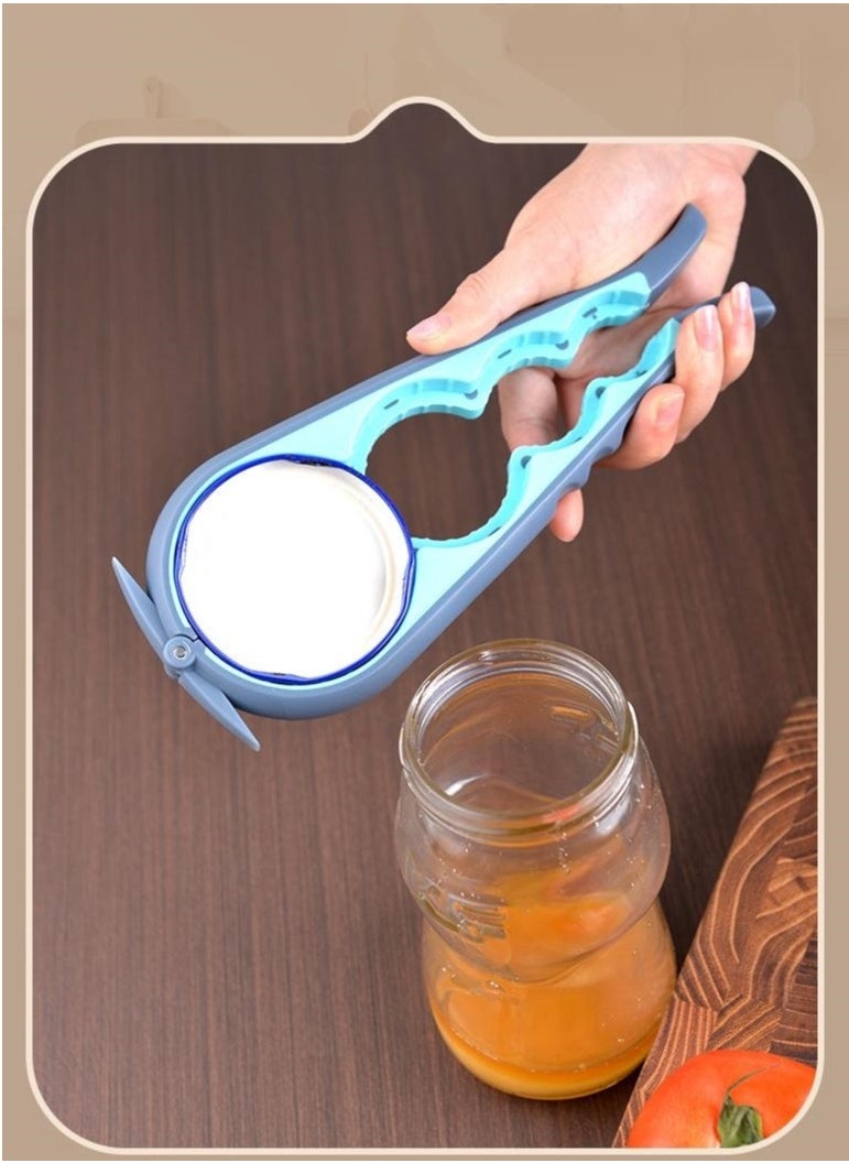 2 pieces set, Can opener, beer opener, anti-slip and labor saving, easy to open cans