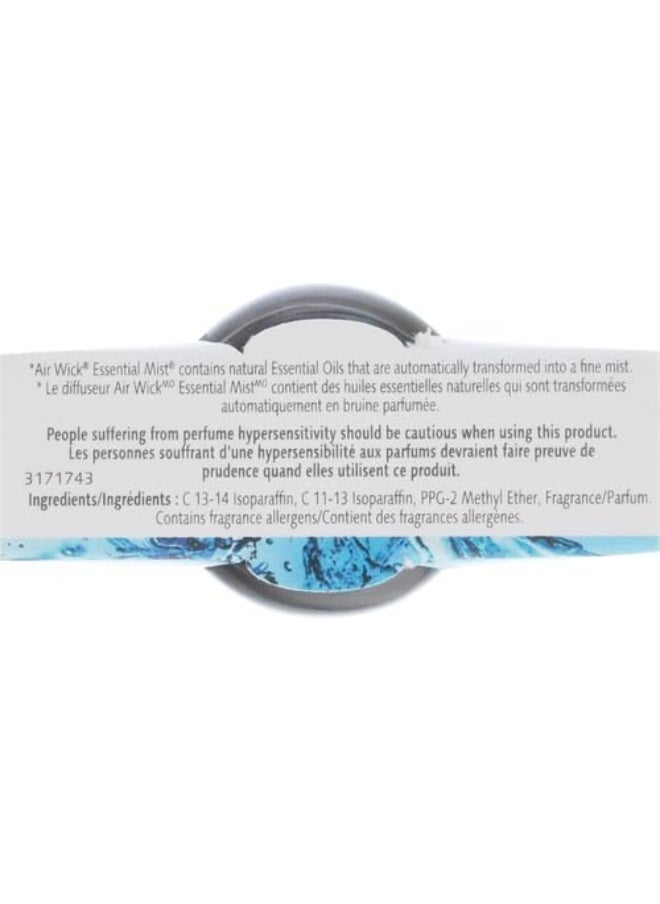 Air Wick Essential Oils Diffuser Mist Refill, Fresh Water Breeze, 1ct, Air Freshener