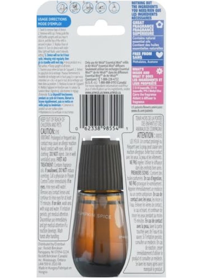 Air Wick Essential Oils Diffuser Mist Refill, Fresh Water Breeze, 1ct, Air Freshener