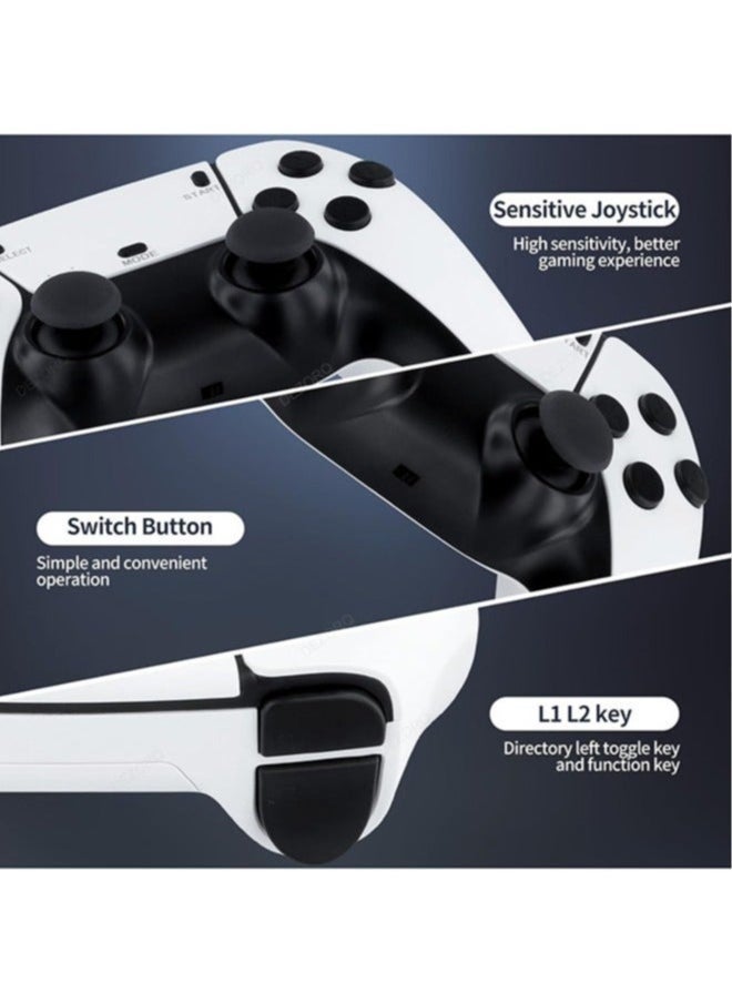 4K Wireless Retro Video Game Console with 2.4G Controllers Plug and Play Nostalgia Gaming System with 20+ Emulators and 20000+ Built-in Games 64GB Storage
