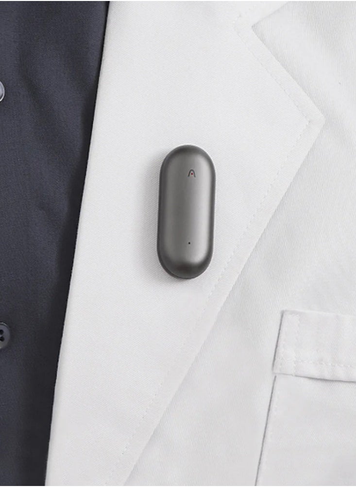Plaud NotePin Wearable AI Voice Recorder, App Control, Transcribe & Summarize Empowered by ChatGPT (Device Only)