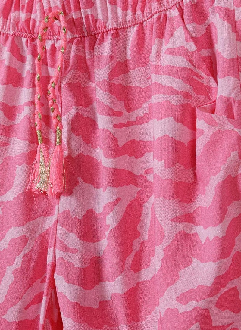 Teen Girls Printed Harem Pant