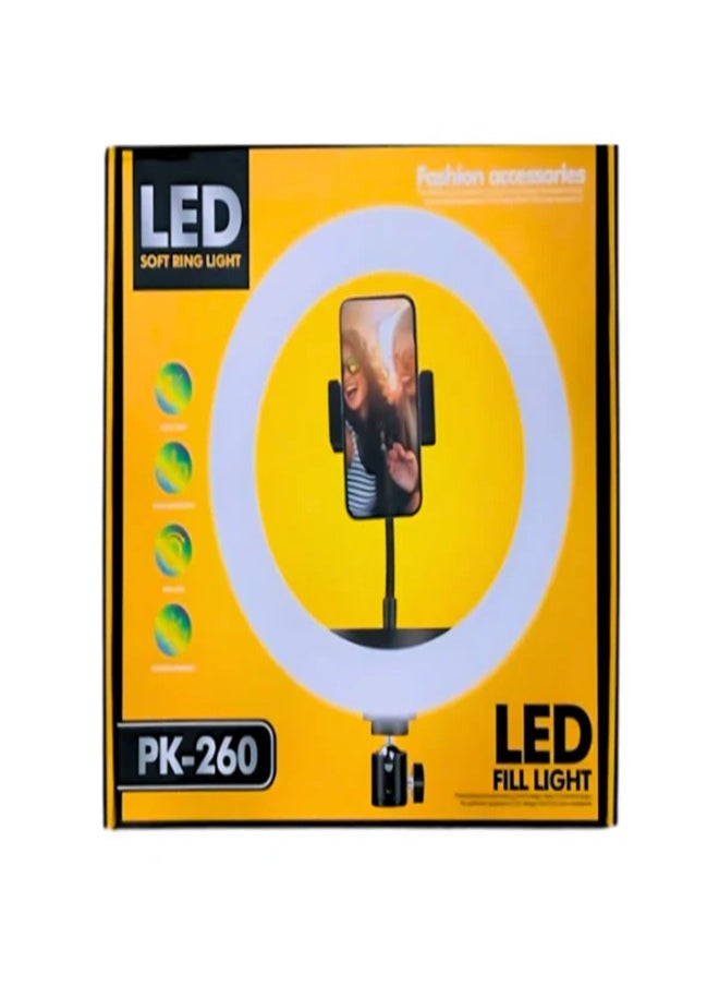 18 Inch LED Photography Ring Light Circle Studio Selfie Light with Remote And Mobile Phone Holders For Makeup Camera Photography YouTube Video TikTok Vlog Live Stream White