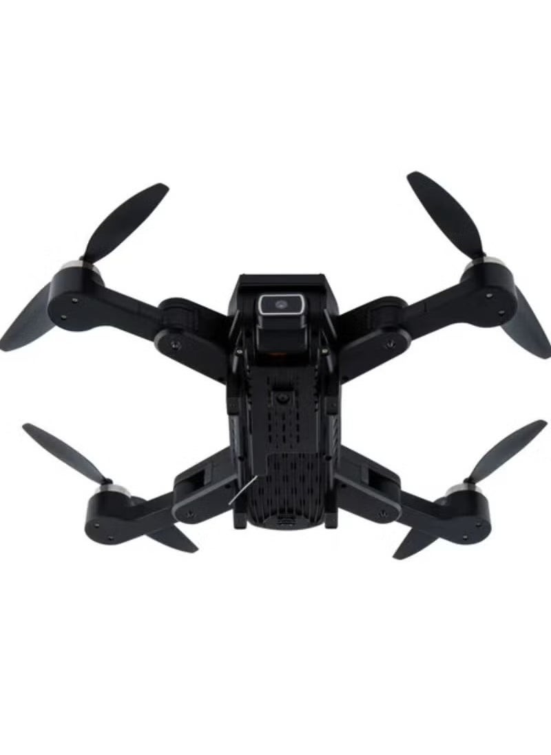 Pihot P30 Portable GPS Mini Drone with Remote Control, Multifunctional Brushless Motor, Visual Positioning, Smart Return, Follow Me, Fly Around, and Route Planning – Black RC Drone