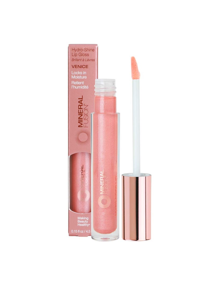 Mineral Fusion Hydro-Shine Lip Gloss, Venice, 0.15 Ounces