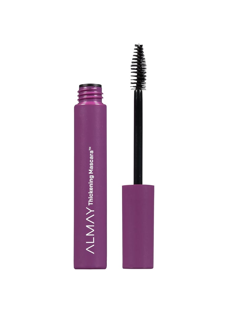 Almay Mascara, Thickening, Volume & Length Eye Makeup with Aloe and Vitamin B5, Hypoallergenic-Fragrance Free, Ophthalmologist Tested, 402 Black (Pack of 1)
