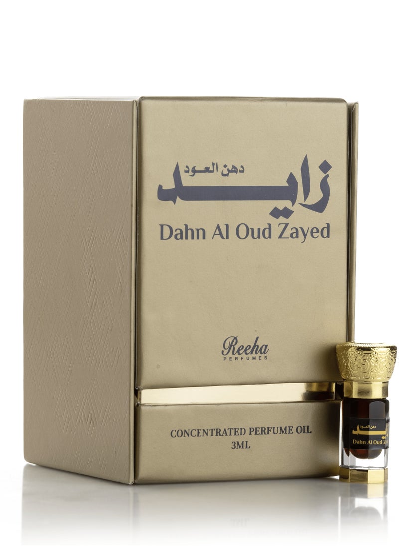 Reeha Perfumes Dahn Al Oud Zayed Eau de Parfum– 3ML