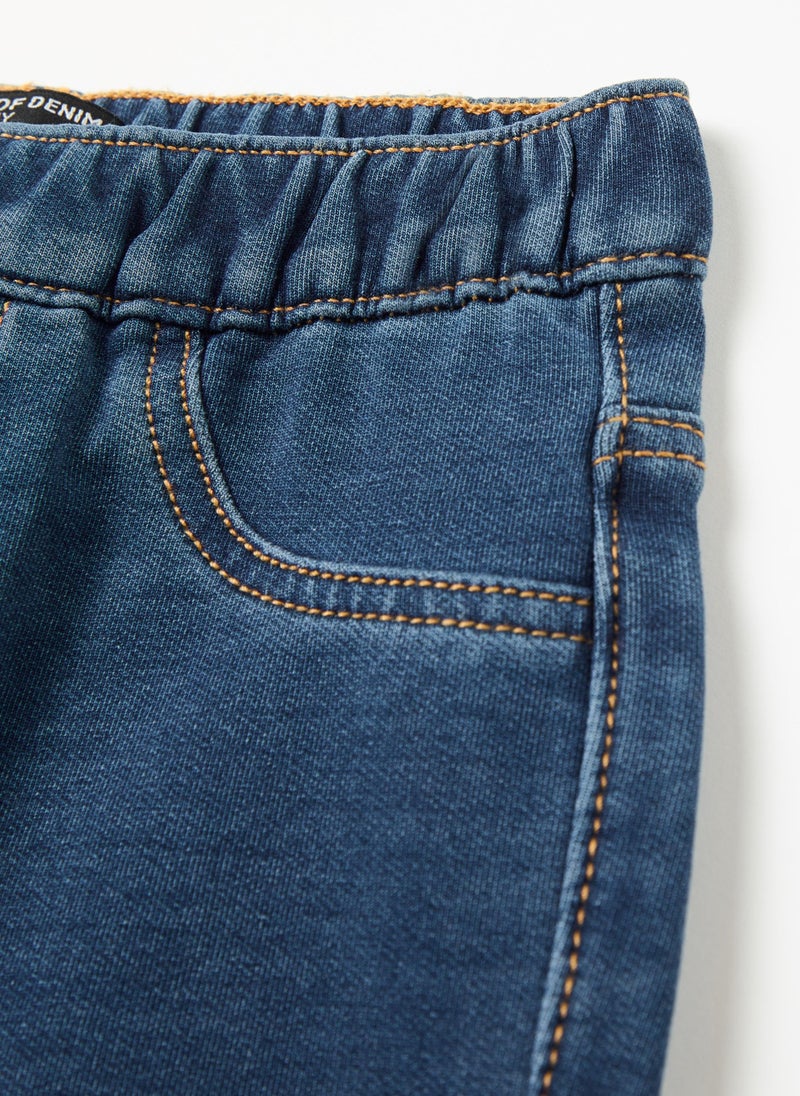 Skinny-fit stretch jeggings