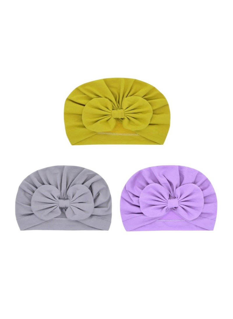 Bambimici - 3 pcs TinyTwist Baby Turban - Set B