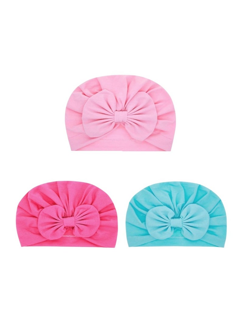 Bambimici - 3 pcs TinyTwist Baby Turban - Set A