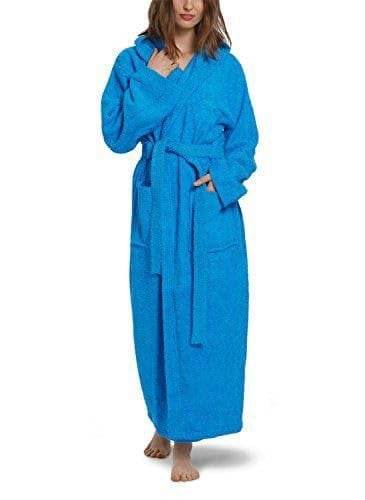 ELSTONE HOME PREMIUM DRY TECH TERRY MATERIAL HALF SLEEVE WITH FRONT POCKET UNISEX BATHROBE Bathing Gown Light Weight Highly Absorbent Luxurious Pack of 1 Multi 17