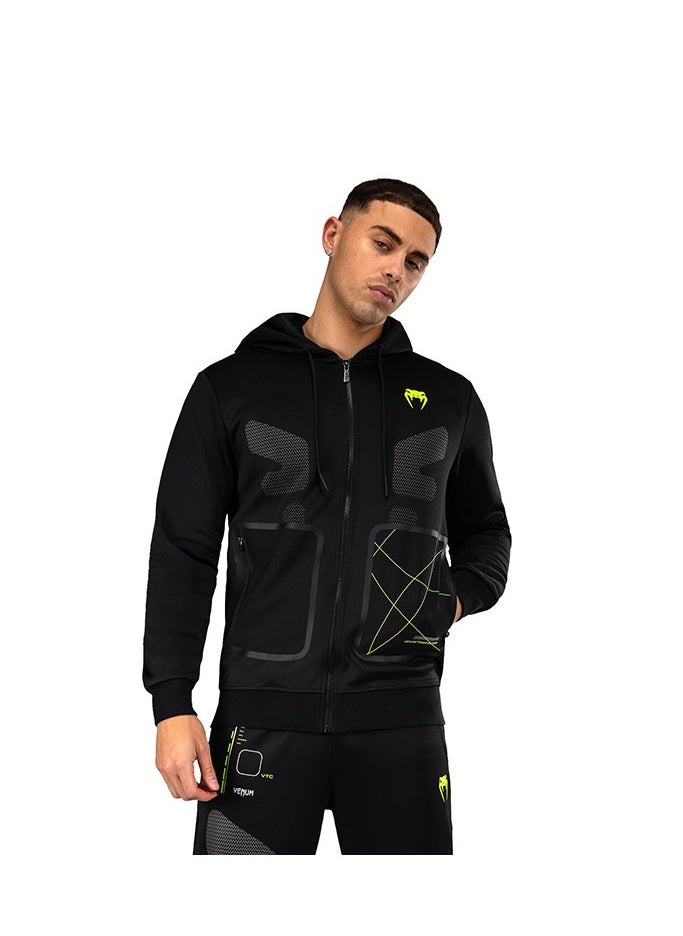 VENUM TRAINING CAMP 4.0 HOODIES BLACK/NEON GREEN