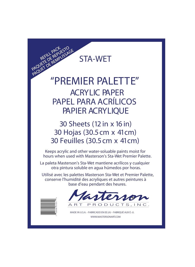 MASTERSON ART PRODUCTS MAS1051 Palette Seal Acrylic Film Refill for 100