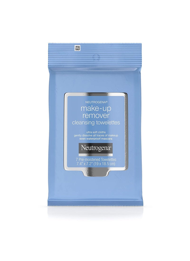 Neutrogena Makeup Remover Cleansing Towelettes Wipes 1 x 7 Pack Travel Size