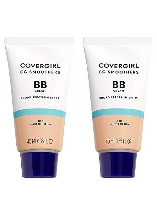 COVERGIRL Smoothers Lightweight Bb Cream With Spf 15, 810 Light To Medium Skin Tones, 2 Count