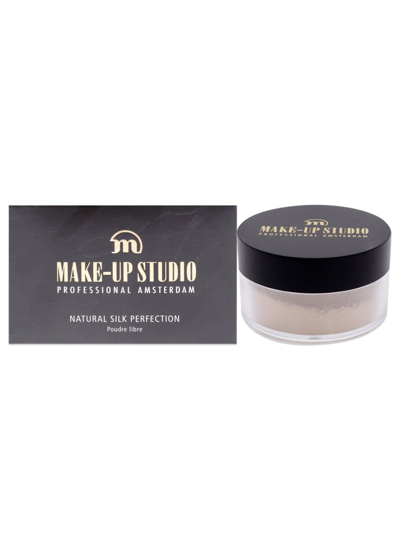 Make-Up Studio Amsterdam Make-Up Natural Silk Perfection Face Powder - Loose Powder- Fixes Foundation And Provides A Matte Finish - Long-Lasting Effect - 0.15 Oz