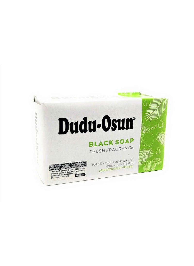 Dudu-osun, African Black Soap, 100% Pure, 150g. (Pack of 4)