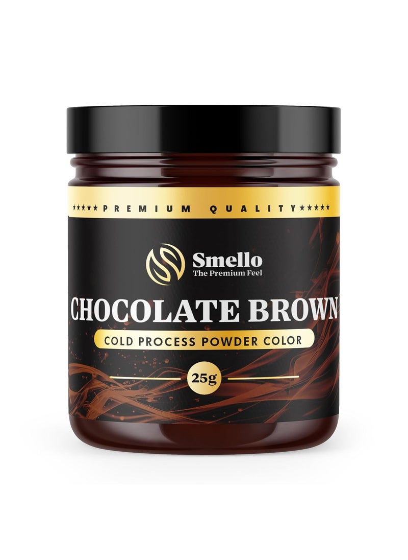 Smellos Chocolate Brown Cold Process Powder Soap Color 25gm