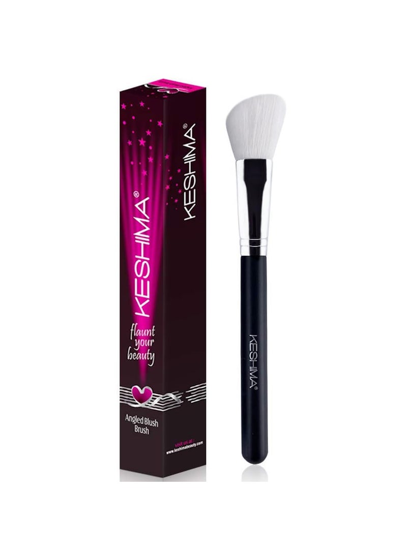 Angled Blush Brush/Bronzer Brush By Keshima - Best for Contour, Blush and Bronzer Makeup Application