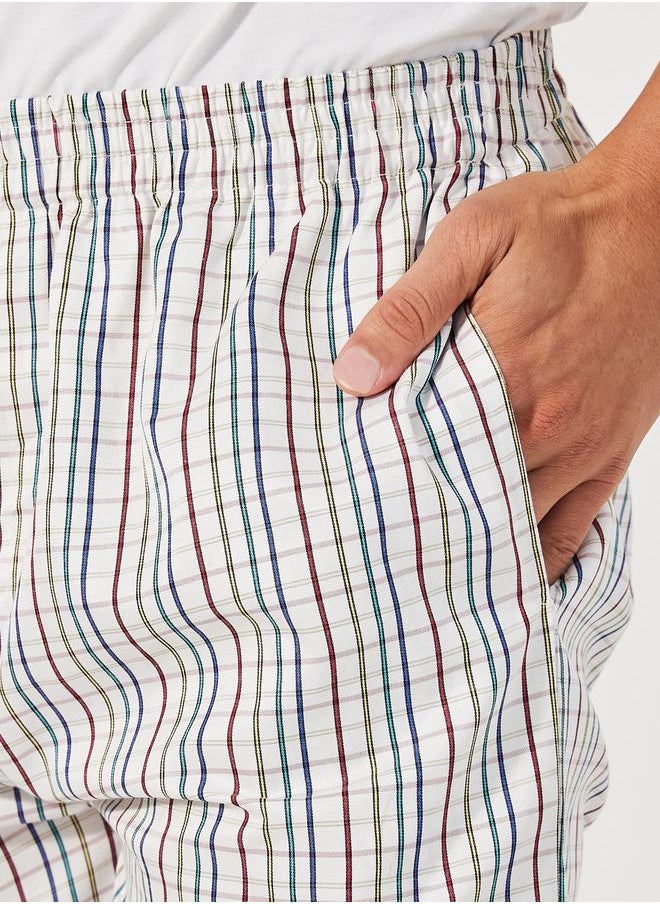 Pack of 2 - Checked Assorted Woven Boxers