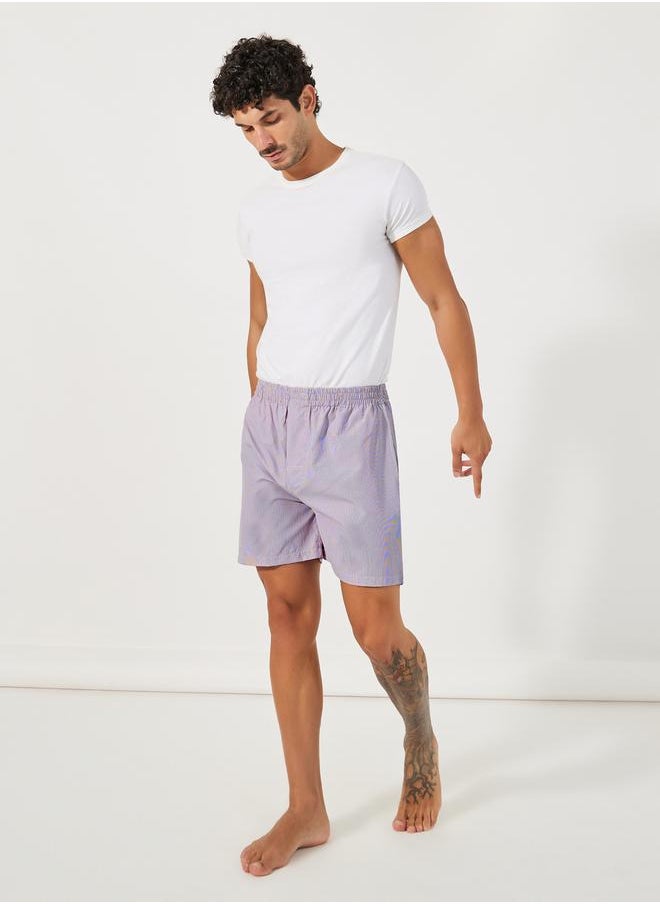 Pack of 2 - Checked Assorted Woven Boxers
