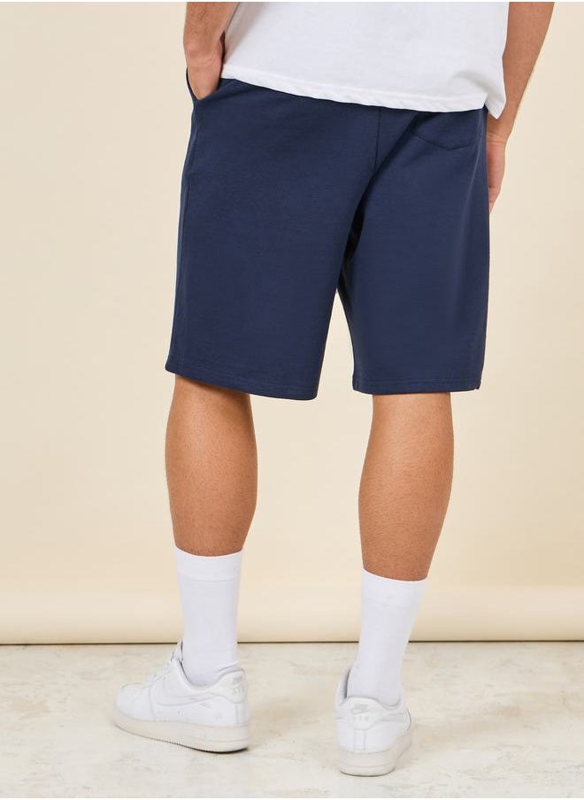 Oversized Drawcord Waist Shorts