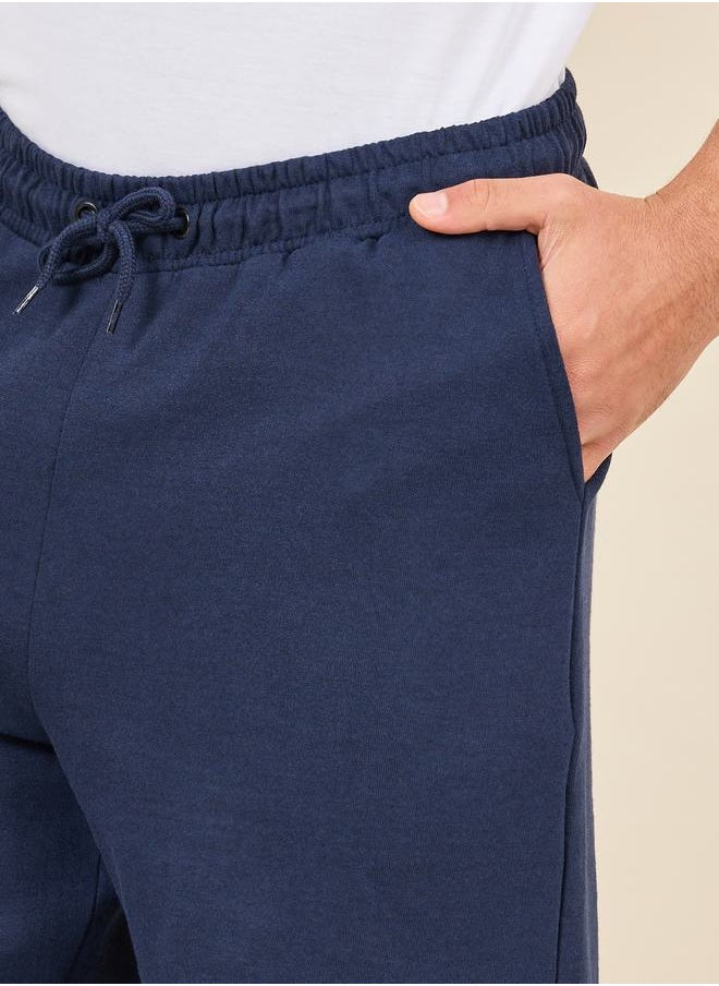 Oversized Drawcord Waist Shorts