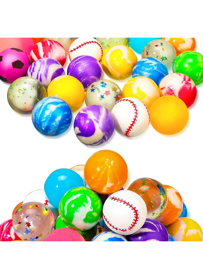 Firstly Traders Combo of 24 pcs Mini Crazy Ball Jumping Balls Assorted Colour Birthday Party Return Gift Supplies for Kids Surprise