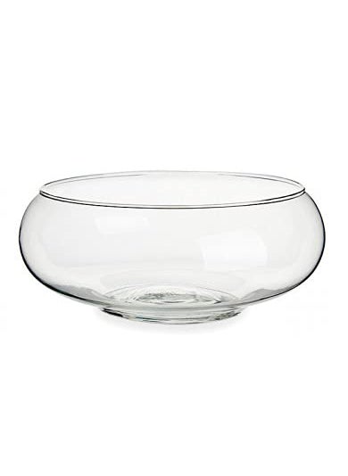 SHOBHANA ENTERPRISES Crystal Clear Glass Fish or Terrarium or Decorative Platter for Home DecorBela 8 Size 8 inches