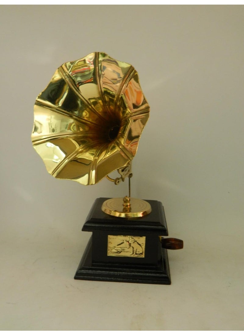 tucasa Wooden Vinatge Gramophone Show Piece