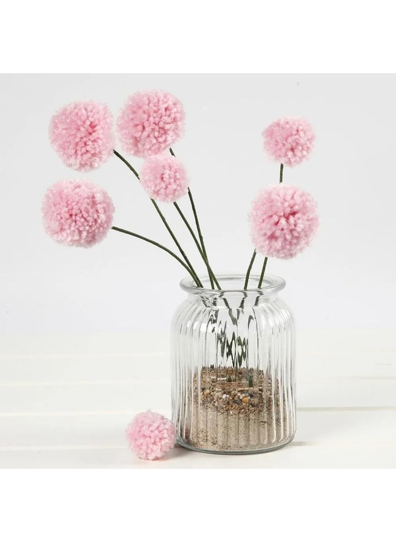 VIKIJO 6 Inch Tall Glass Flower Vases Bulk Plant Vases1 Pack Modern Flower Vases for Home Dcor Modern Decorative Vase for Centerpiece Living Room Office Wedding Or Gifts Clear