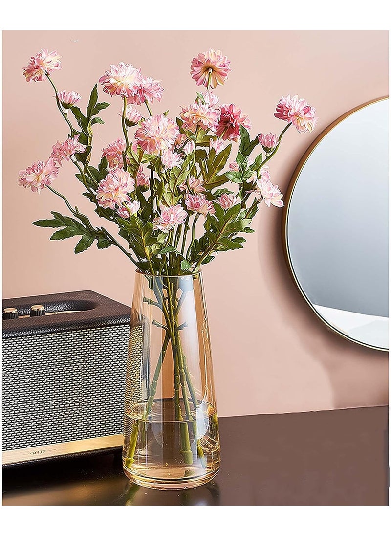 DECENT GLASS Conical Shape Luster Flower Vase 1